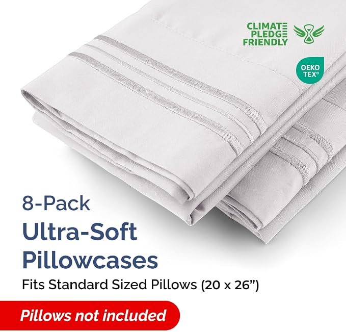 Standard Pillow Cases Set of 8 - Image 2