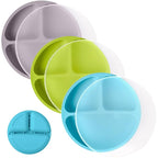 WeeSprout Silicone Plates with Lids by WeeSprout