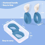 Baby Self Feeding Training Spoon and Fork Set - Image 7