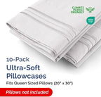 Queen Pillow Cases Set of 10 - Image 2
