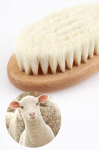 Wooden Handle And Super Soft Goat Hair, Soft Baby Brush - Image 6