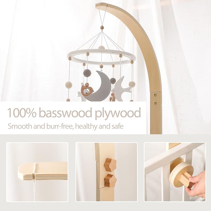 let's make Baby Crib Mobile Arm - Image 2