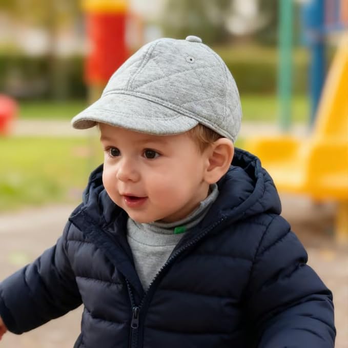 Keepersheep Baby Baseball Cap Infant Sun Hat, Cotton Knit - Image 4
