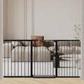 Fairy Baby Extra Tall Baby Gate Stand 38" Tall, 70.9"-76.3" Extra Wide Large by FairyBaby