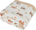 Organic Cotton Muslin Baby Blanket by Natchiketa