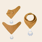 Baby Teething Bibs 6-Pack with Attachable Teether - Image 6