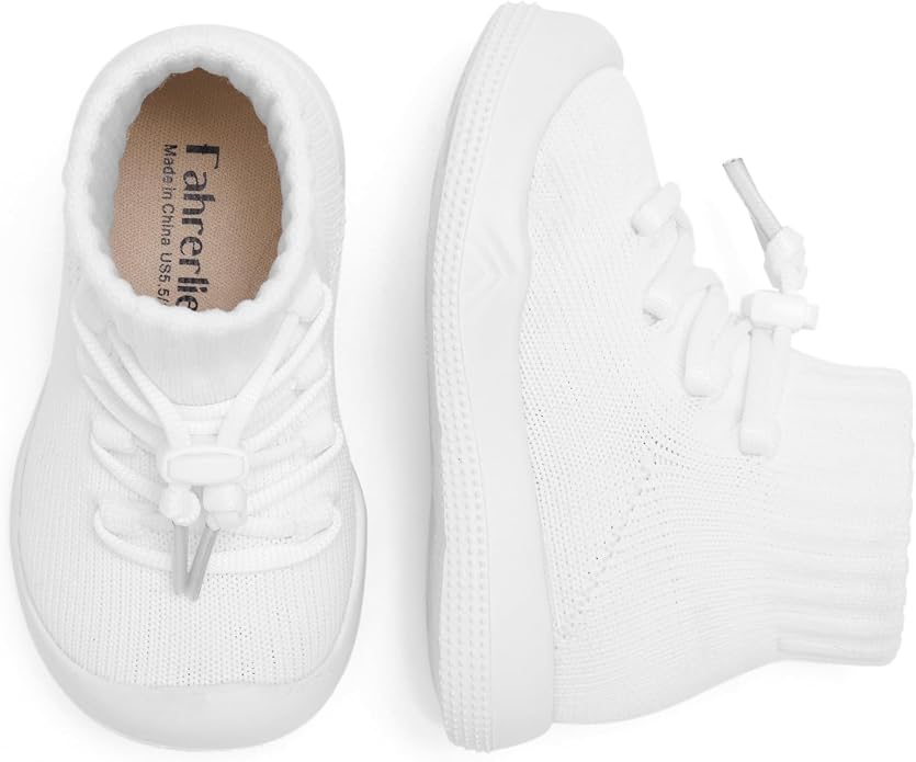 Baby Non Slip Socks Shoes Boys Girls Soft Slip On Sneakers Protection Toe - Image 5