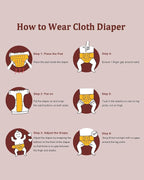 babygoal Reusable Charcoal Cloth Diapers - Image 8