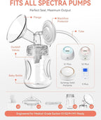 Breast Pump Parts Compatible - Image 2