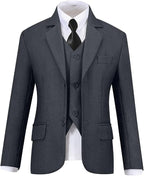 Visaccy Boys Suits Slim Fit Dress Clothes Ring Bearer Outfit - Image 3
