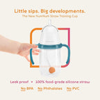 NumNum Baby Straw Cup, Weighted Straw Cup, Spill Proof Sippy Cups - Image 2