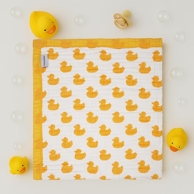 Organic Cotton Muslin Baby Blanket - Image 2