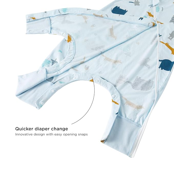 Duomiaomiao 2 Pack 0.5 TOG Toddler Sleep Sack 36-48 Months 100% Cotton - Image 5