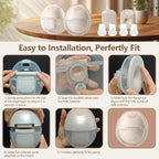12pcs Breast Pump Parts, Replace - Image 7