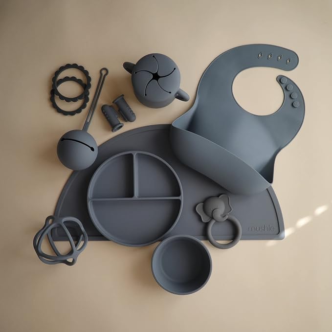 mushie Silicone Suction Bowl | BPA-Free Non-Slip Design - Image 3