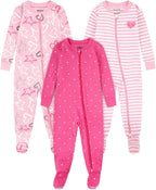 HUGGIES unisex-baby 3-pack Footed Coverall Pajamas by Huggies%C2%AE