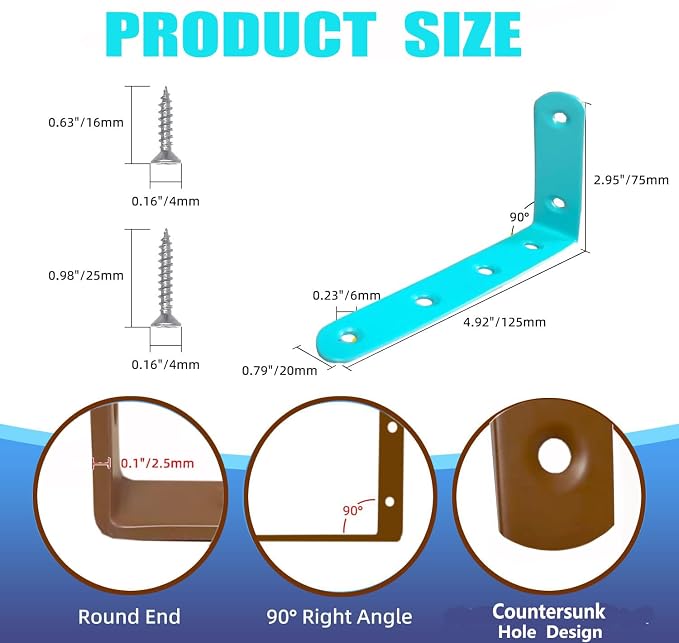 Anti Tip Furniture Anchors for Baby Pet Proofing, Furniture Wall Anchor - Image 4
