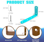 Anti Tip Furniture Anchors for Baby Pet Proofing, Furniture Wall Anchor - Image 4