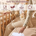 Full Breast Pump Parts with 21mm Oval Soft Rim Flanges and Wide-Mouth Base - Image 8