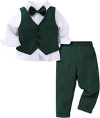 YOUNGER TREE Toddler Boy Clothes Suit Gentleman Wedding Outfits Baby Formal by YOUNGERTREE