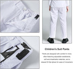 Boys Suit for Kids Teens Formal 5 Piece Tuxedo Suit Set - Image 5