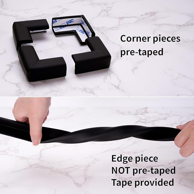Baby Proofing Edge and Corner Guards, 2 Pack Safety Furniture Bumper - Image 5