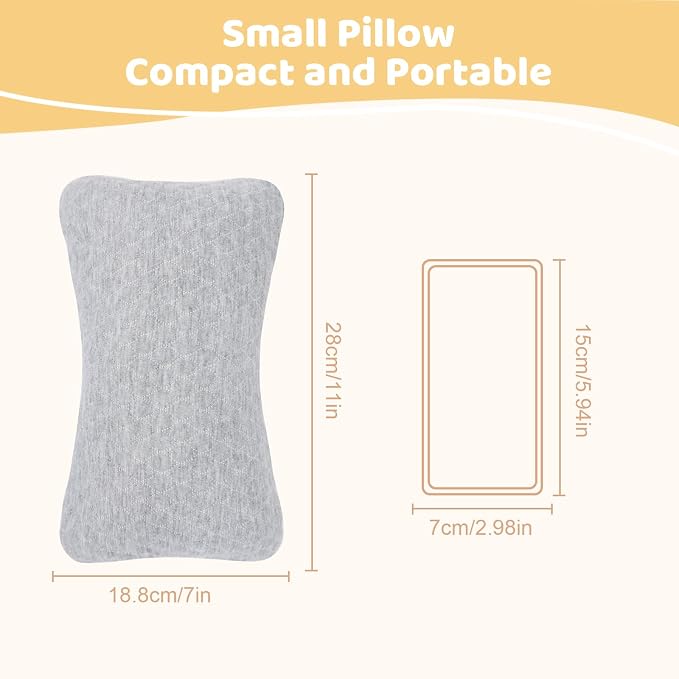 vocheer Small Pillows for Sleeping, Tiny Pillows for Neck, Lumbar and Knee - Image 8
