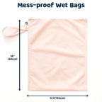 Tiny Twinkle Wet Dry Bag – 2 Pack Reusable Waterproof & Mess Proof Wet Bags - Image 4