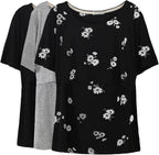 Smallshow Women's Maternity Nursing Tops Short Sleeve Breastfeeding Clothes by Smallshow