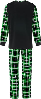 Awoscut Christmas Family Matching Pajamas Christmas Pjs Holiday Nightwear - Image 4