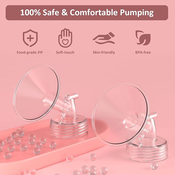 19mm Flanges Compatible with Spectra S2 S1 9 Plus Synergy Gold Breastpump - Image 2