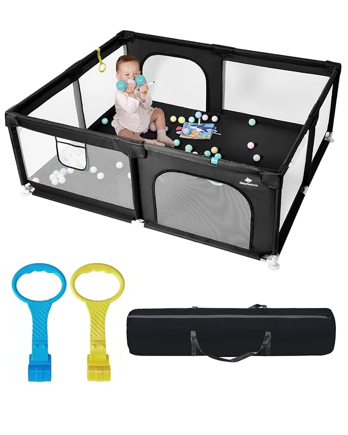 71" x 59" Extra Large Baby Playpen by Dearlov
