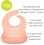 Simka Rose Silicone Baby Bibs - Image 7