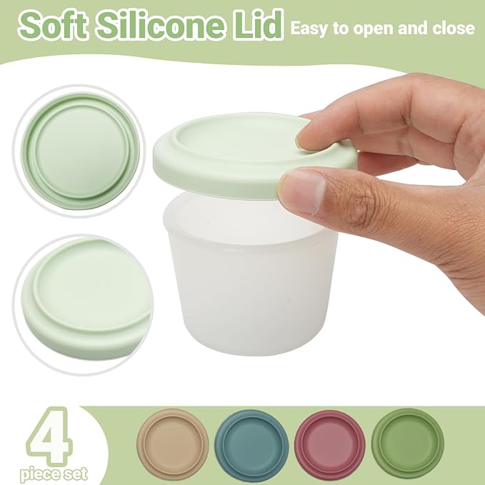 Silicone Food Storage Containers Small Snack Containers - Image 3
