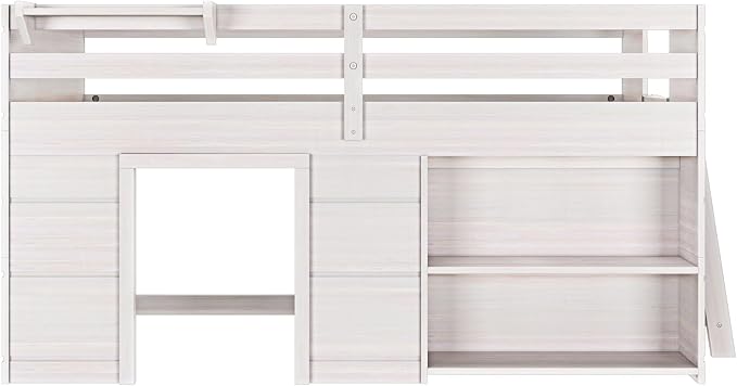 Max & Lily Modern Farmhouse Twin Low Loft Bed - Image 4