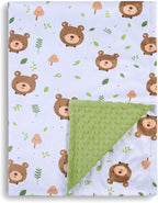 Baby Blanket for Boys Girls Soft Minky by Donsonny