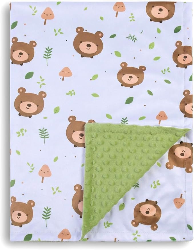 Baby Blanket for Boys Girls Soft Minky by Donsonny