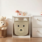 Bear Basket for Nursery, Baby Shower Baskets, Baby Baskets for Storage - Image 3