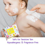 HAPPY BUM - 180 Count Baby Wipes, 7.4 x 7.2 Inch, Moist and Refreshing - Image 4