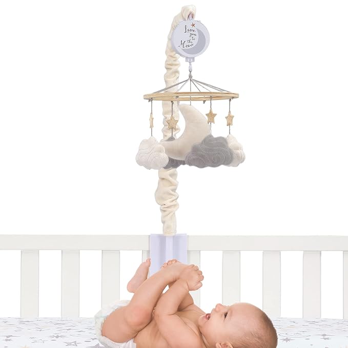Lambs & Ivy Goodnight Moon Musical Baby Crib Mobile Soother Toy - Image 2