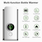 Portable Baby Bottle Warmer for Travel, Cordless Baby Bottle Warmer for - Image 2