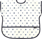 Short Sleeve Waterproof Bib for Toddlers – Feeding Apron for Mealtime, by Plie