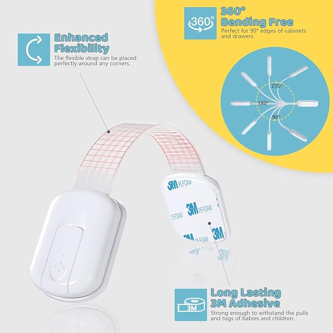 Swekid Child Safety Cabinet Locks Baby Profing - Image 2