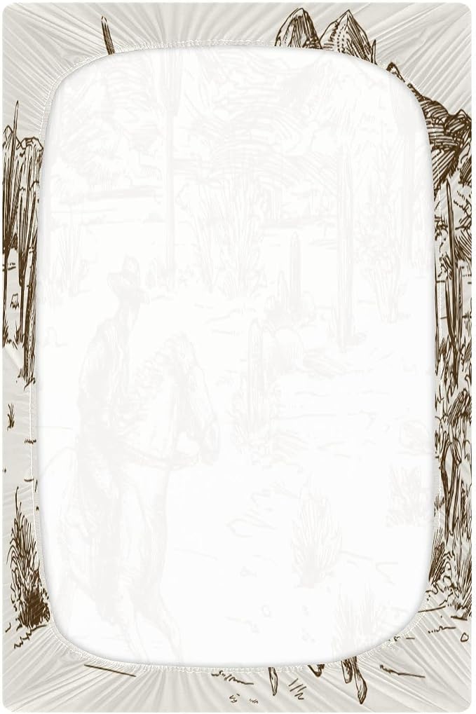 Desert Cowboy Crib Sheets, Crib Sheets - Image 2