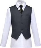 Visaccy Boys Suits Slim Fit Dress Clothes Ring Bearer Outfit - Image 3