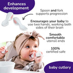 Doddl Baby Spoon and Fork, Cutlery Set - Image 3