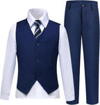 Boys’ Formal Suit 5 Piece Set, Toddler Tuxedos - Image 2