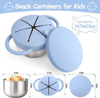 Mity rain 1 Pack Stainless Steel Snack Containers - Image 2