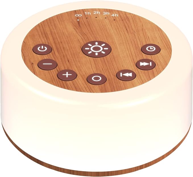 ColourNoise Sound Machine White Noise Machine 12 Colors Night Lights Brown by ColourNoise