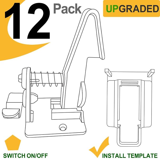 Vmaisi 12 Pack Cabinet Locks Child Safety Latches - Image 3